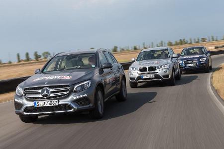 Audi Q5 2.0 TDI Quattro, BMW X3 xDrive 20d, Mercedes GLC 250 d 4Matic Audi Q5 2.0 TDI Quattro, BMW X3 xDrive 20d, Mercedes GLC 250 d 4Matic