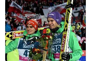 Deutsche Skispringer in Willingen zur Halbzeit in Führung