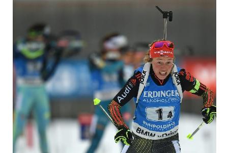 Dahlmeier hofft in Ruhpolding auf Rückkehr ins Gelbe Trikot Dahlmeier hofft in Ruhpolding auf Rückkehr ins Gelbe Trikot