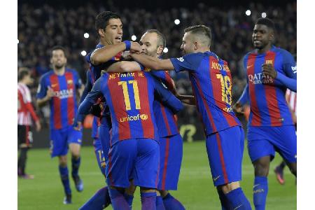 Barcelona erreicht Pokal-Viertelfinale mit Mühe Barcelona erreicht Pokal-Viertelfinale mit Mühe