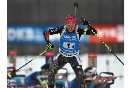 Biathlon: Dahlmeier Dritte im Sprint von Ruhpolding Biathlon: Dahlmeier Dritte im Sprint von Ruhpolding