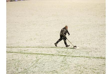 Schnee in Italien: Spiel in Pescara abgesagt Schnee in Italien: Spiel in Pescara abgesagt