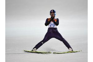 Skispringen: Vogt am Geburtstag nur von Takanashi geschlagen