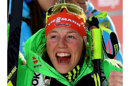 Dahlmeier stürmt im WM-Sprint von Hochfilzen zur Silbermedaille Dahlmeier stürmt im WM-Sprint von Hochfilzen zur Silbermedaille