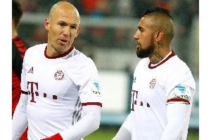 Vidal und Robben erlösen die Bayern gegen Ingolstadt
