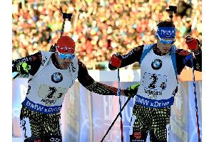 Deutsche Mixedstaffel holt bei Biathlon-WM zum Auftakt Gold