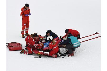 Ski-WM: Zahlreiche Stürze mit zum Teil schweren Verletzungen Ski-WM: Zahlreiche Stürze mit zum Teil schweren Verletzungen