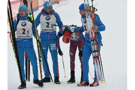 Russischer Verband will Biathlon-WM 2021 nicht freiwillig zurückgeben Russischer Verband will Biathlon-WM 2021 nicht freiwillig zurückgeben