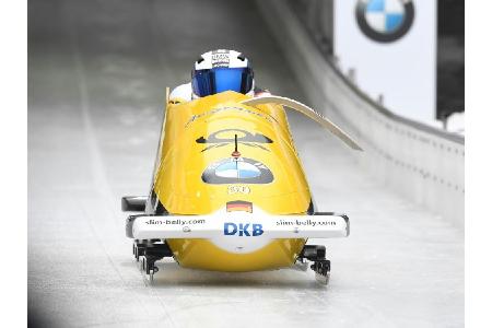 Bob-WM: Enges Duell zwischen Lochner und Friedrich im Vierer Bob-WM: Enges Duell zwischen Lochner und Friedrich im Vierer