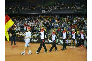 Fed-Cup-Team in Stuttgart gegen die Ukraine