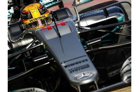 Formel 1: Bestzeit für Hamilton - Vettel überzeugt als Formel 1: Bestzeit für Hamilton - Vettel überzeugt als
