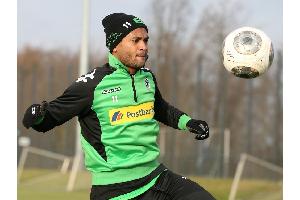 Raffael zurück im Gladbacher Mannschaftstraining