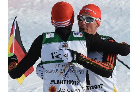 Rydzek stürmt mit Frenzel zum vierten WM-Gold Rydzek stürmt mit Frenzel zum vierten WM-Gold