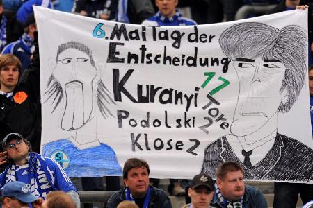 ... was die Schalker Fans auf die Palme brachte. Diese setzten sich ...