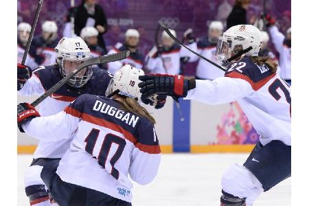 US-Eishockey-Frauen drohen vor Heim-WM mit Streik US-Eishockey-Frauen drohen vor Heim-WM mit Streik