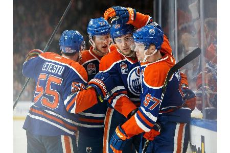 Zwei Torvorlagen: Draisaitl kratzt am deutschen NHL-Rekord Zwei Torvorlagen: Draisaitl kratzt am deutschen NHL-Rekord