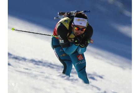 Biathlon: Fourcade gewinnt Verfolgung - Doll Achter Biathlon: Fourcade gewinnt Verfolgung - Doll Achter