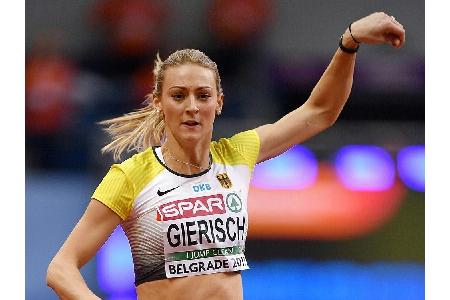 Als erste Deutsche: Dreispringerin Gierisch gewinnt historisches EM-Gold Als erste Deutsche: Dreispringerin Gierisch gewinnt historisches EM-Gold