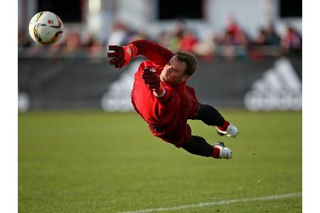 Nationaltorwart Neuer wieder im Bayern-Training Nationaltorwart Neuer wieder im Bayern-Training