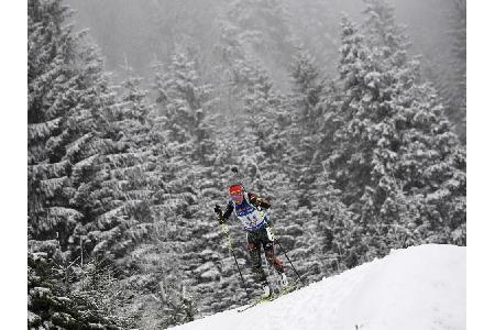 Biathlon: Dahlmeier und Rees in der Single-Mixed-Staffel auf Platz drei Biathlon: Dahlmeier und Rees in der Single-Mixed-Staffel auf Platz drei