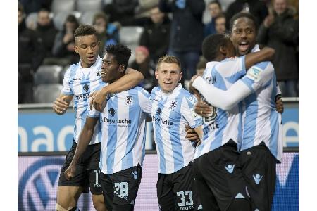 2:1 gegen Aufsteiger Würzburg: 1860 feiert Befreiungsschlag 2:1 gegen Aufsteiger Würzburg: 1860 feiert Befreiungsschlag