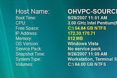 BgInfo führt Ihnen ausgewählte Informationen zu Ihrem PC und dem Netzwerk auf dem Desktop vor.