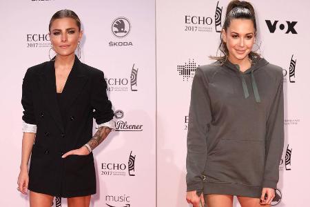 Sophia Thomalla (l.) und Grace Capristo auf dem roten Teppich der Echo-Verleihung Sophia Thomalla (l.) und Grace Capristo auf dem roten Teppich der Echo-Verleihung