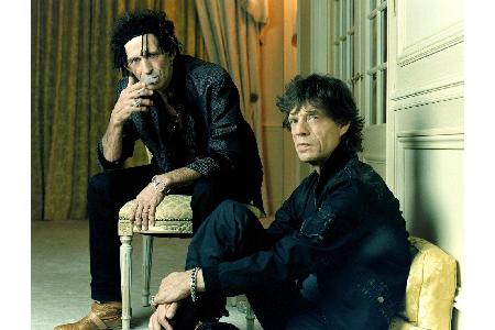 Auch die Rolling-Stones-Legenden Keith Richards (links) und Mick Jagger finden sich in den Top 10 der Geldrangliste wieder.