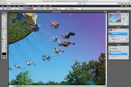 Platz 1 - Pixlr Editor: Der sehr gute Funktionsumfang konkurriert fast schon mit Photoshop Elements, Top-Programm! Einzig di...