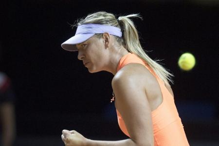 Scharapowa schafft Einzug ins Stuttgarter Halbfinale Scharapowa schafft Einzug ins Stuttgarter Halbfinale