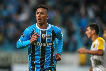 Ex-Dortmunder Barrios trifft dreimal im Libertadores-Cup Ex-Dortmunder Barrios trifft dreimal im Libertadores-Cup