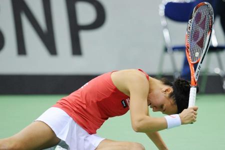Bitter für Hingis: Schweizer Traum vom Fed-Cup-Finale geplatzt Bitter für Hingis: Schweizer Traum vom Fed-Cup-Finale geplatzt