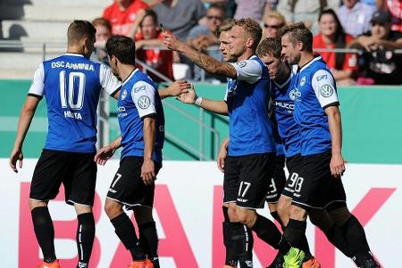 Bielefeld feiert ersten Sieg unter Saibene Bielefeld feiert ersten Sieg unter Saibene