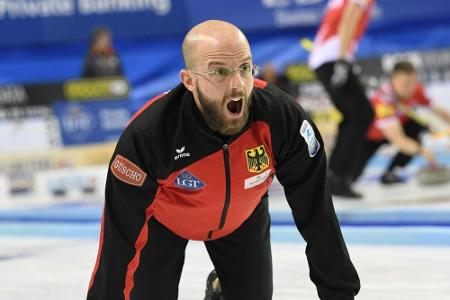 Sieg und Niederlage für deutsche Curling-Männer zum WM-Auftakt Sieg und Niederlage für deutsche Curling-Männer zum WM-Auftakt