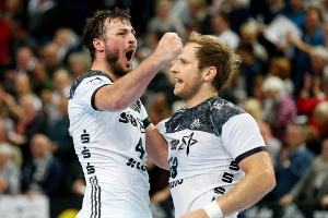 Handball: Kiel und die Löwen mit Zittersiegen