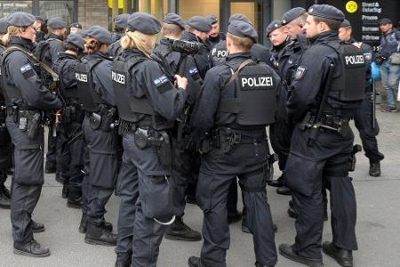 Berliner Polizei vor Pokalfinale entspannt: Berliner Polizei vor Pokalfinale entspannt: