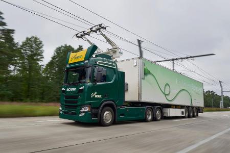Pilotprojekt: Oberleitungs-Lkw auf Autobahnen Pilotprojekt: Oberleitungs-Lkw auf Autobahnen