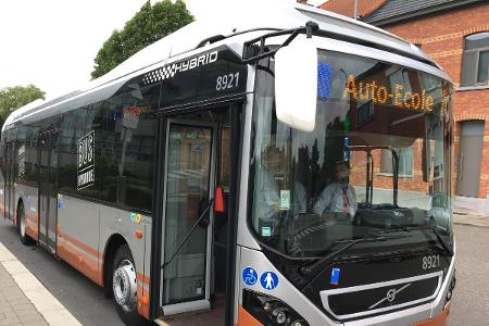 Volvo liefert 90 Hybridbusse nach Brüssel Volvo liefert 90 Hybridbusse nach Brüssel