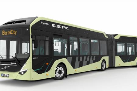 Volvo Buses: Neue E-Gelenkbusse im Testbetrieb Volvo Buses: Neue E-Gelenkbusse im Testbetrieb