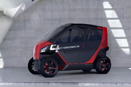 City Transformer: E-Auto in Klappformat City Transformer: E-Auto in Klappformat