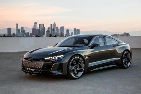 Audi e-tron GT concept feiert in LA Weltpremiere Audi e-tron GT concept feiert in LA Weltpremiere