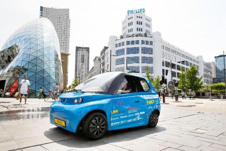 Konzeptfahrzeug NOAH auf Europa-Tournee