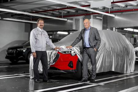 Produktion des Audi e-tron in Brüssel gestartet Produktion des Audi e-tron in Brüssel gestartet