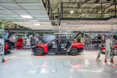 Massiver Anstieg der Produktion bei Tesla Massiver Anstieg der Produktion bei Tesla