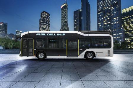 Toyota bringt Brennstoffzellenbus auf die Straße Toyota bringt Brennstoffzellenbus auf die Straße