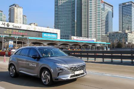 Hyundai Nexo fährt autonom zur Winterolympiade Hyundai Nexo fährt autonom zur Winterolympiade