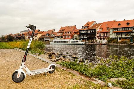 In Bamberg kommt der E-Scooter Bird In Bamberg kommt der E-Scooter Bird