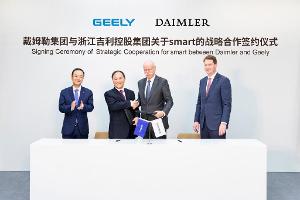 smart: Daimler und Geely gründen Joint Venture