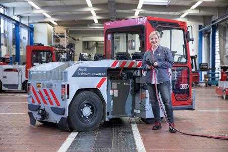 Audi: alte E-Auto-Akkus für Gabelstapler und Co Audi: alte E-Auto-Akkus für Gabelstapler und Co