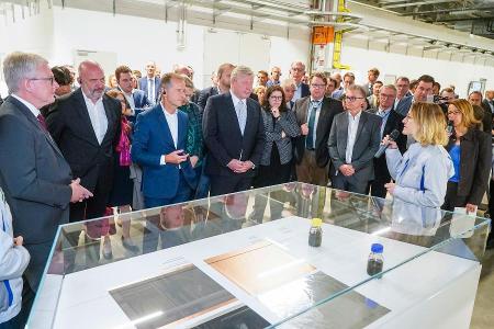 Pilotanlage für Lithium-Ionen-Akkus eingeweiht Pilotanlage für Lithium-Ionen-Akkus eingeweiht